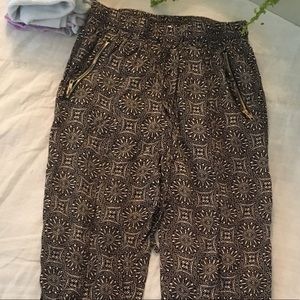 Summer boho joggers NWOT